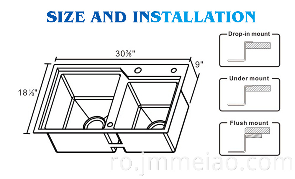 Topmount Sink